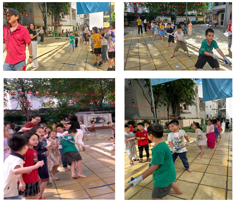 A group of people playing with rope
AI-generated content may be incorrect.