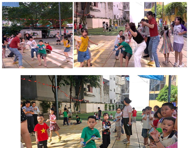 A group of people playing with a toy
AI-generated content may be incorrect.