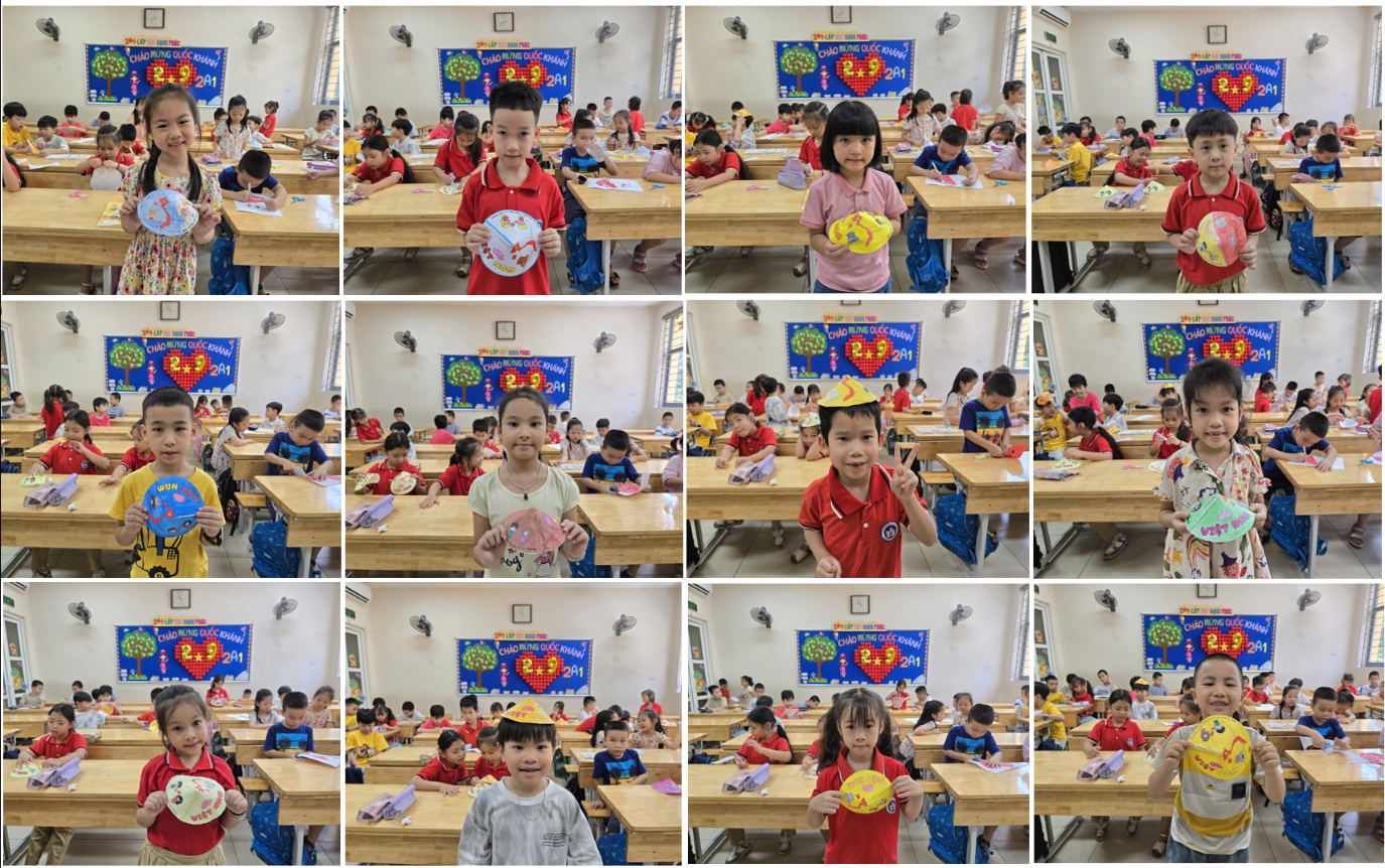 A collage of a group of children in a classroom

AI-generated content may be incorrect.