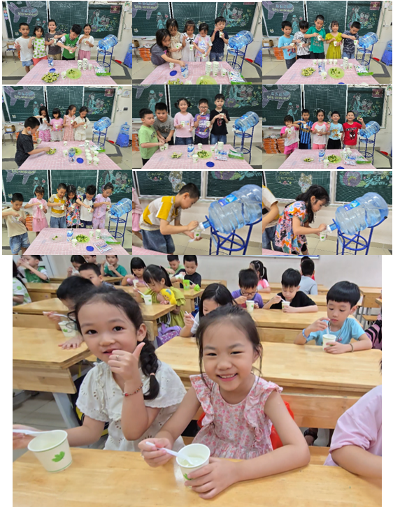 A collage of a group of children in a classroom

AI-generated content may be incorrect.