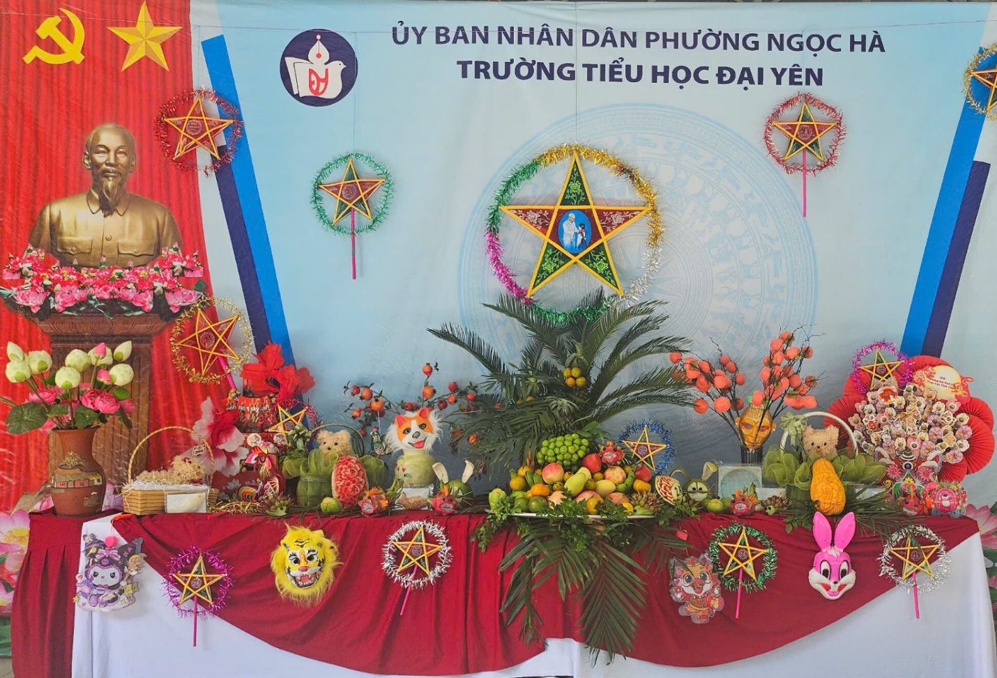 A display of various objects on a table

AI-generated content may be incorrect.