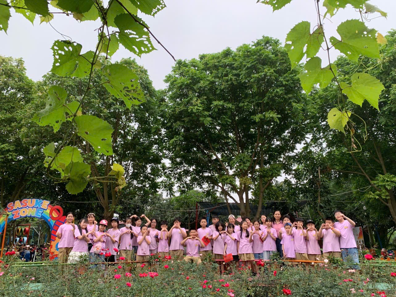 A group of people in purple shirts

AI-generated content may be incorrect.