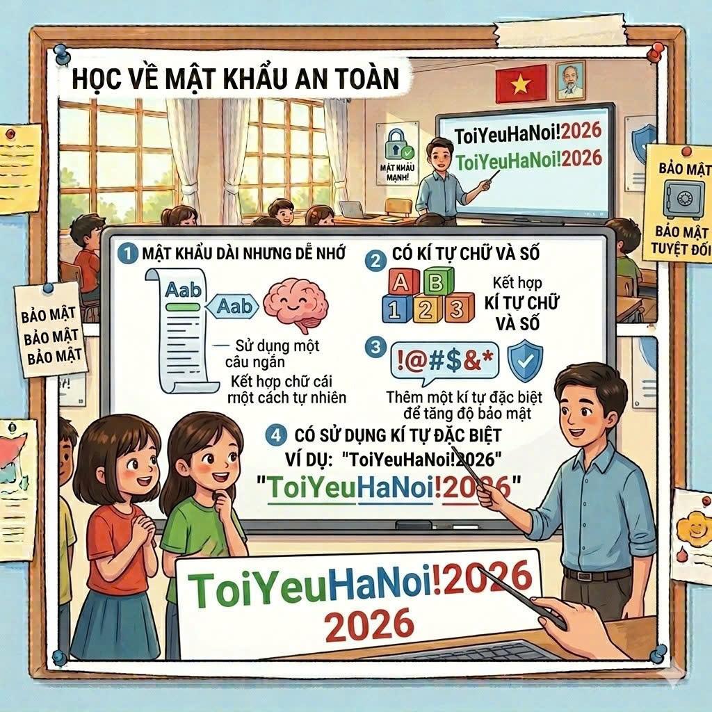 Báo Đội số thứ 17: Mật khẩu an toàn